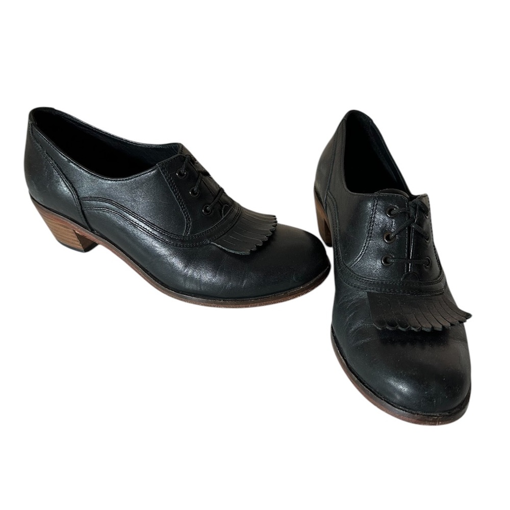 Black leather Oxford shoes Wolverine 1000 Mile by Samantha Pleet Size 6.5